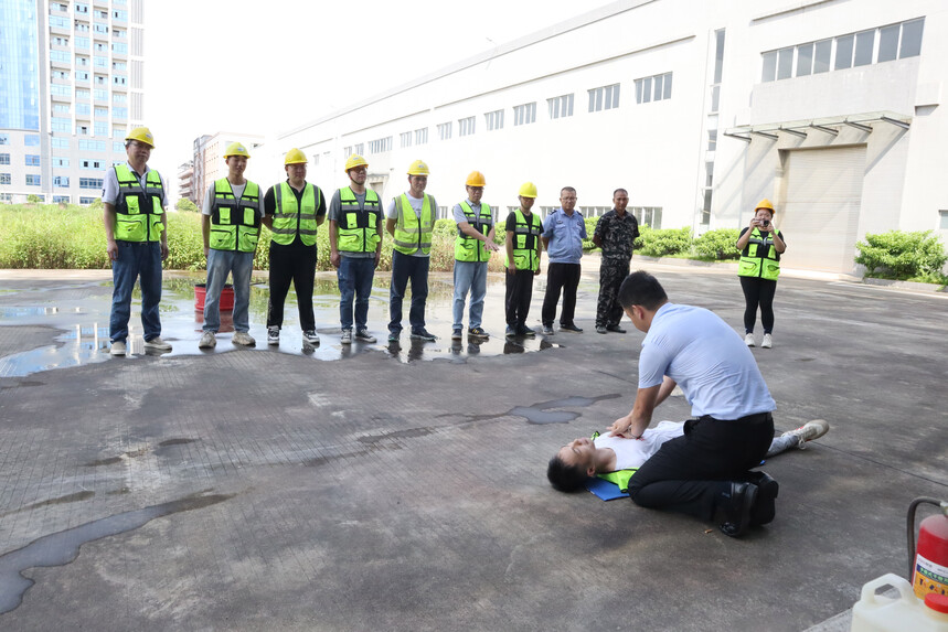  【六月安全生產月】恩平工廠組織消防演練及心肺復蘇救治演練