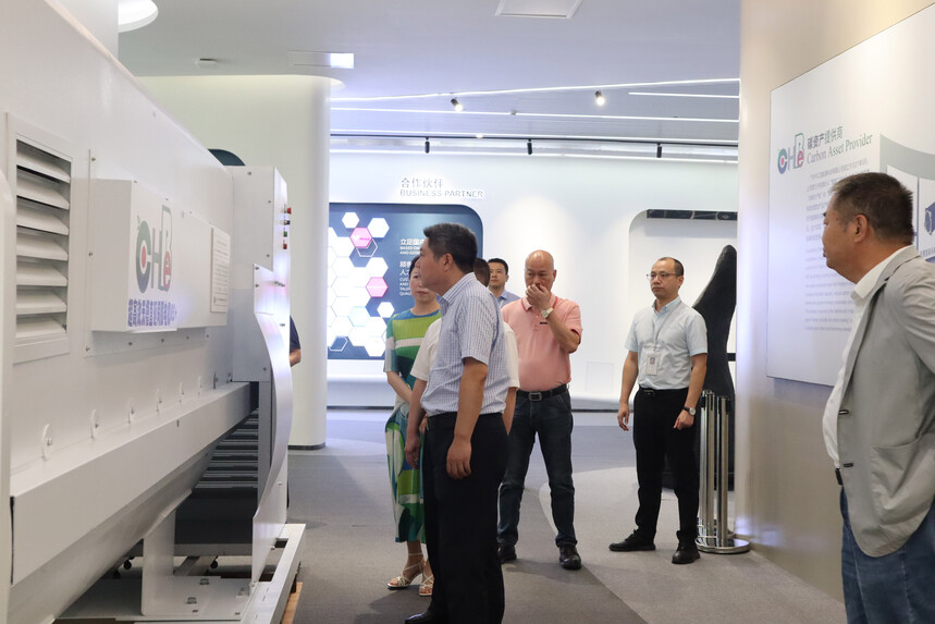  【考察交流】 贛縣區委書記、贛州高新區黨工委書記廖永平一行到訪廣東中匯寶能源科技有限公司