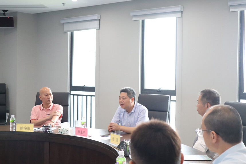  【考察交流】 贛縣區委書記、贛州高新區黨工委書記廖永平一行到訪廣東中匯寶能源科技有限公司