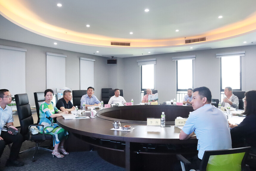  【考察交流】 贛縣區委書記、贛州高新區黨工委書記廖永平一行到訪廣東中匯寶能源科技有限公司